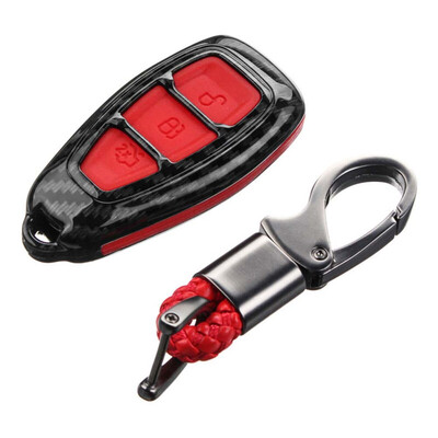 

Carbon Fiber Remote Key Fob Case Shell Cover For Ford Focus Fiesta Kuga C-Max