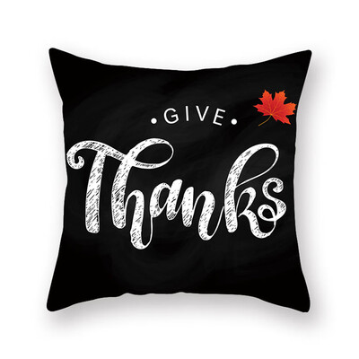 

10 Styles New Halloween Happy Thanksgiving Pillow Cases Fall Sofa Pumpkin Throw Cushion Cover Home Decor