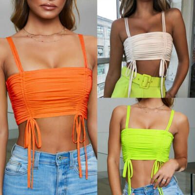 

2019 Women Fashion Summer Casual Tank Tops Vest Blouse Sleeveless Crop Shirt Lot