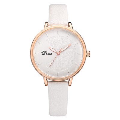 

RM Luxury Fashion Lady Frosted Surface Leather Belt Watch Analog Quartz Watch