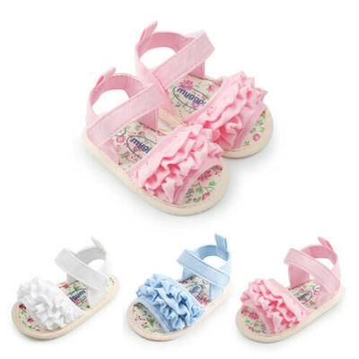 

Toddler Newborn Baby Boys Girls Summer Sandals Soft Crib Shoes Size 0-18 Months