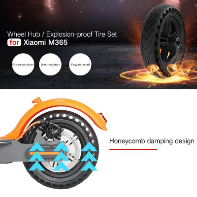

Explosion Proof Honeycomb Structure Anti-Skid Wheel Tire for Xiaomi M365 Electric Scooter