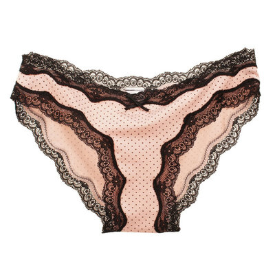 

Sexy Women Ladies Lace Panties Dot Printed Lady Underwear Briefs