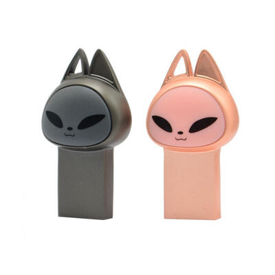 

Cartoon Cat Face Metal USB20 Flash Drives