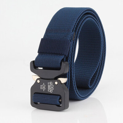 

2019 new Unisex belt fashion elastic force canvas Men belt high quality Alloy Insert buckle Men casual sport belt
