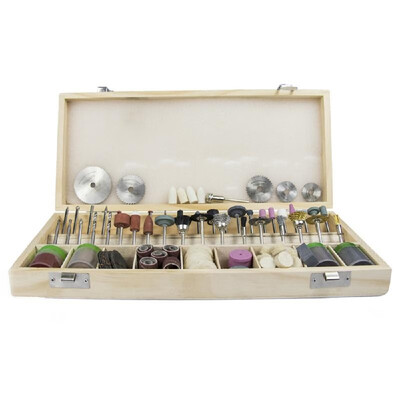 

242pcs Mini Drill Bit Fit Accessories Grinding Polish Power Tools Accessories Rotary Tool Bits Grinding Polishing For Rotary Machi