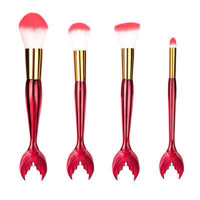 

Toponeto 4PCS Make Up Foundation Eyebrow Eyeliner Blush Cosmetic Concealer Brushes