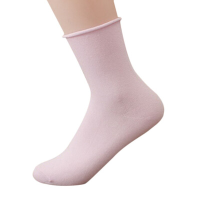 

Women Casual Harajuku Solid Color Breathable Moisture Wicking Deodorant Elastic Athletic Work Socks