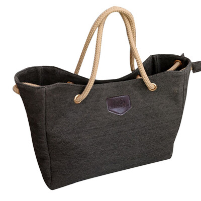 

Tailored Women Canvas Big Bag Trend Simple Shopping Bag Shoulder Bag