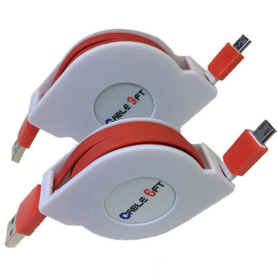 

Micro USB Cable 2m66ft Retractable Android Charger Data Cable For Samsung Nexus Kindle HTC LG Sony PS4 Tablet