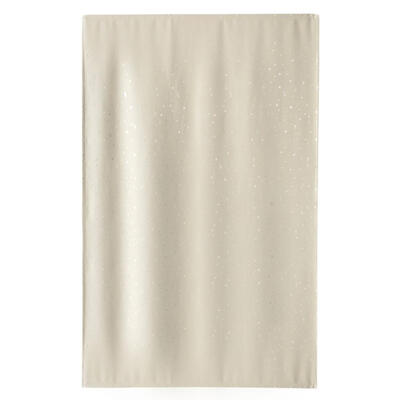 

Beige Silver Star Print Self-Adhesive Blinds Blackout Window Curtains Shade