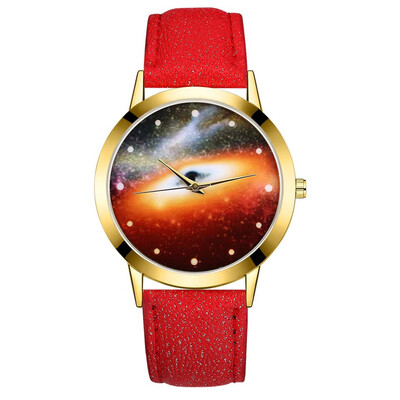 

RM Fashion Luxury Universe Black Hole Leather Belt Watch Ladies Quartz Watch
