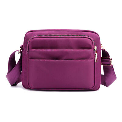 

Wallet Receiving Single Shoulder Bag Female Fashion Multilayer Slant Bag Oxford Cloth Bag Business Cashier Bag