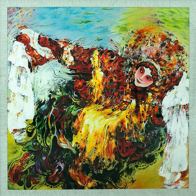 

Dong Ning Guifei borracho pintura bordada a mano pintura decorativa 9801