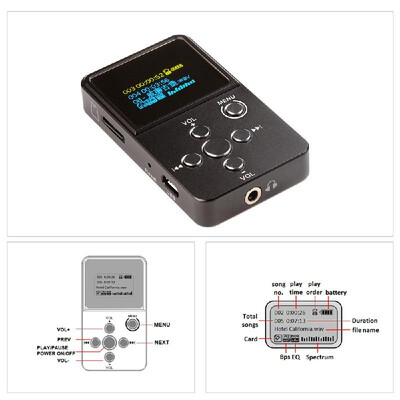

XDUOO X2 Digital Audio Music Player with Professional OLED Screen Supports MP3 WMA APE FLAC WAV Audio Formats