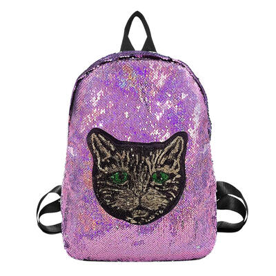 

Cute Sequins Animal Pattern Travel Backpacks Women Knapsack School Bags