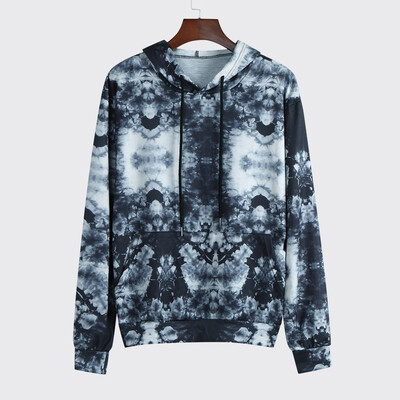 

Toponeto Fashionable Personality Men Autumn And Winter Tie-dye Hoodie