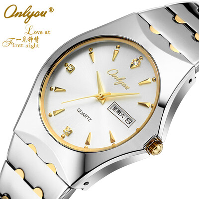 

Watch womens rose gold rhinestone watch simple temperament trend student waterproof tide