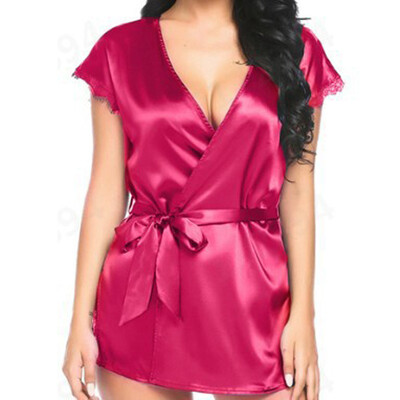 

Sexy-Lingerie-Panty-Sleepwear-Women-Dress-Robe-Lace-Babydoll-Nightwear Chemise