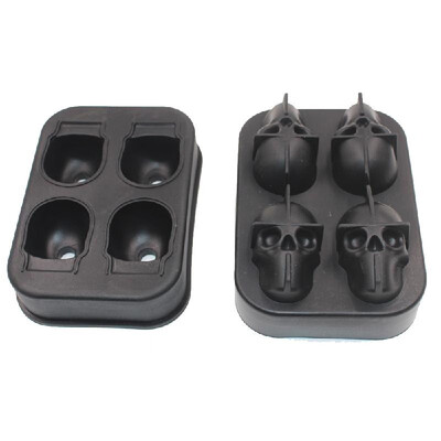 

DIY 3D Creative Skull Soft Silicone Whisky Chocolate Candy Cavity Party Supplies Ice Mold