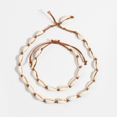 

Fashion White Shell Irregular Gravel Chips Beads Pearl Choker Necklace for Women Party Wedding Gifts Summer Jewelry Collar