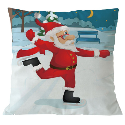 

Tailored Merry Christmas Pillow Cases Linen Sofa Cushion Cover Home Decor Pillow Core