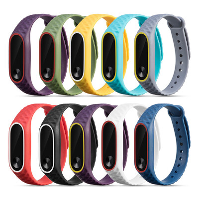 

〖Follure〗10PC Replacement Silicone Watch Bracelet Band Wrist Strap For Xiaomi Mi Band 2