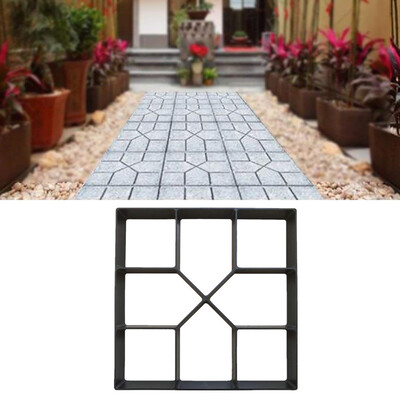 

Siaonvr Path Maker Mold Reusable Concrete Cement Stone Design Paver Walk Mould