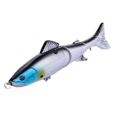 

1Pcslot 3D eyes Fishing Lure Pencil Hard Bait 130mm 18g Artificial Bait Multi Jointed Sections Wobblers Pesca Fish Tackle