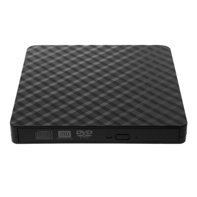 

USB 30 Portable Ultra Thin External Optical ODD Caddy DVD Burner Reader 5Gbps Date Transfer for Notebook Mobile PC PC Desktop Ap