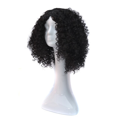 

Gobestart Density Natural Hairline Women Sprial Spring Curls Kinky Synthetic Lace Wig