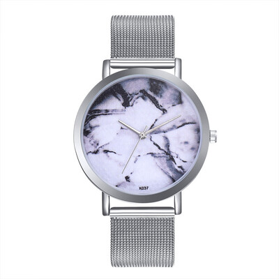 

〖Follure〗Woman Fashion Plant Pattern Alloy Steel Strap Analog Quartz Round Watch