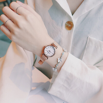 

New style watch girl small exquisite&exquisite quality waterproof&fashion steel band small dial