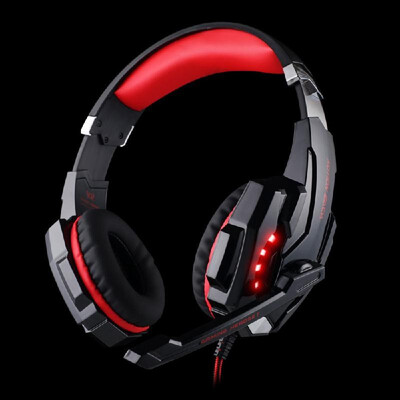 

KOTION EACH G9000 Gaming Headphone USB 71 Surround Sound Version Game Gaming Headset Noise Cancellation Earphone w Mic LED Ligh
