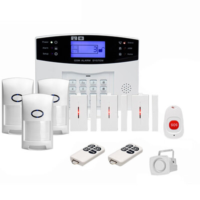 

〖Follure〗GSM Wireless Home Burglar Alarm System SOS Motion Door Window Sensor Security