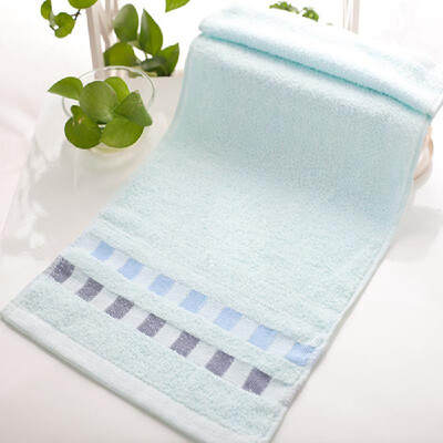 

1Pcs Towel Simple Solid Color Thick Home Use Towel Gift Towel 7333cm