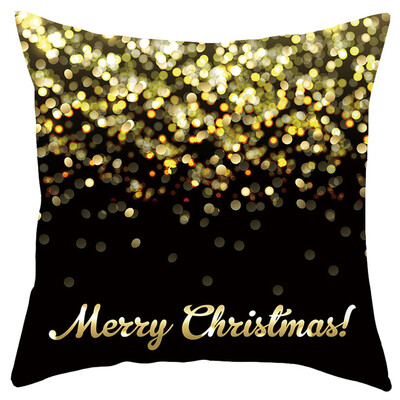 

Siaonvr Merry Christmas Short Plush Pillowcase Sofa Pad Set Home Decoration 18x18 Inch