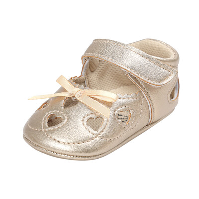 

Baby Toddler Boys Girls Crib Bowknot Sandals First Walker Soft Sole Shoes