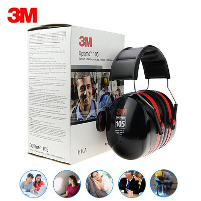 

3M H10A Safety Protective Earmuffs Anti-noise Ear Muffs Headset NRR 30dB SNR 35dB For Study Sleeping Work