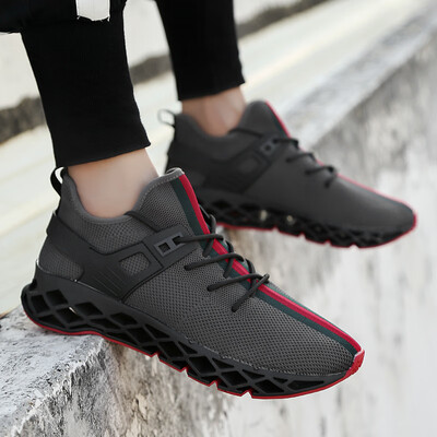 

2019 summer new mens shoes student sports shoes mens tide shoes running shoes hollow soles breathable mesh shoes men