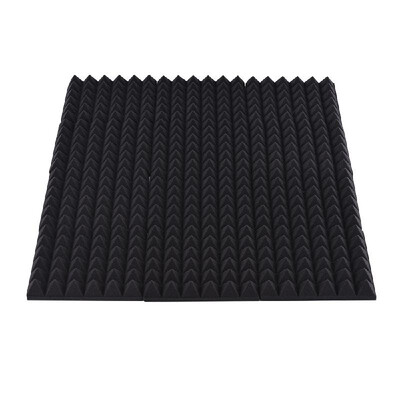 

12 Pack Studio Acoustic Foams Sponge Panels Tiles Absorption Sound Insulation Foam Rhombus Flame-retardant High Density 30 30cm