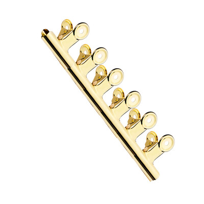

6pcs Curvature Clips Curve Nail Pinching Tool Stainless Steel Acrylic Nail Pincher Clips Silvery