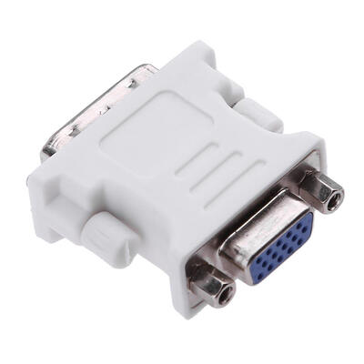 

DVI-I 245 Pin DVI Male to VGA 15 Pin Female Video Converter Adapter for TV