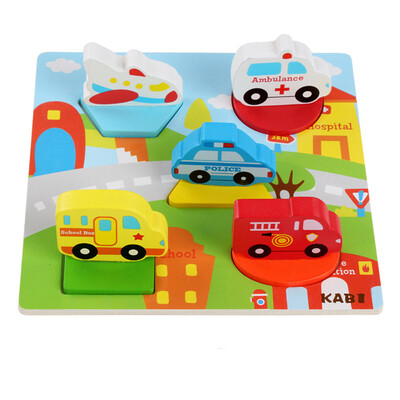 

Gotoamei Kids Baby Wooden Anime 3D Puzzle Wooden Geometric Learning Educational Toy