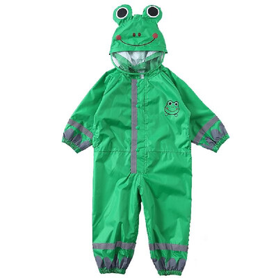 

Kids Raincoat Breathable Rainwear Waterproof Raincoat For Children Boys Girls Students Rainsuit Hooded High Visibility Reflective