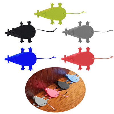Siaonvr Silicone Rubber Mouse Door Stop Wedge Colours Novelty Christmas Birthday