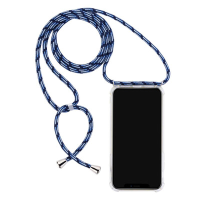 

Mobile Phone Case For SamSung Galaxy S10E With Rope Tpu Transparent Four Corners Shatter-resistant Anti-Drop