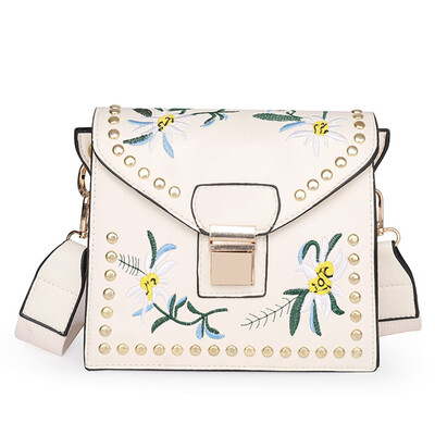 

Tailored Fashion Women Embroidery Ethnic Style Shoulder Bag Phone Bag Crossbody Bag