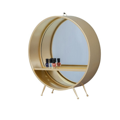 

YUEHONG Round decorative mirror Desktop mirror Cosmetic mirror Cosmetics 15390