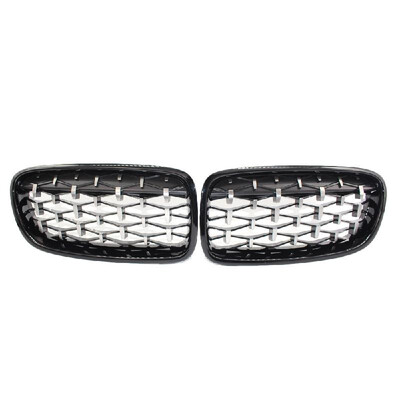 

Front Kidney Grille New Meteor Bright Black Fit For BMW F30 328i 335i 2012-2016